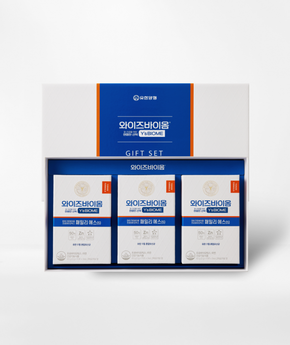 와이즈바이옴 유산균 패밀리에스 선물세트