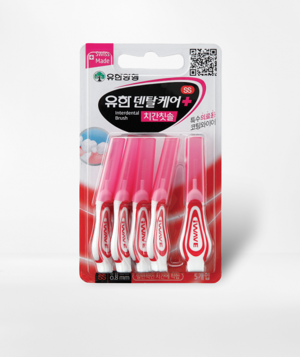 치간 칫솔 SS 0.8mm 5개입 유덴트 치간 칫솔 SS 0.8mm 5개입 유덴트
