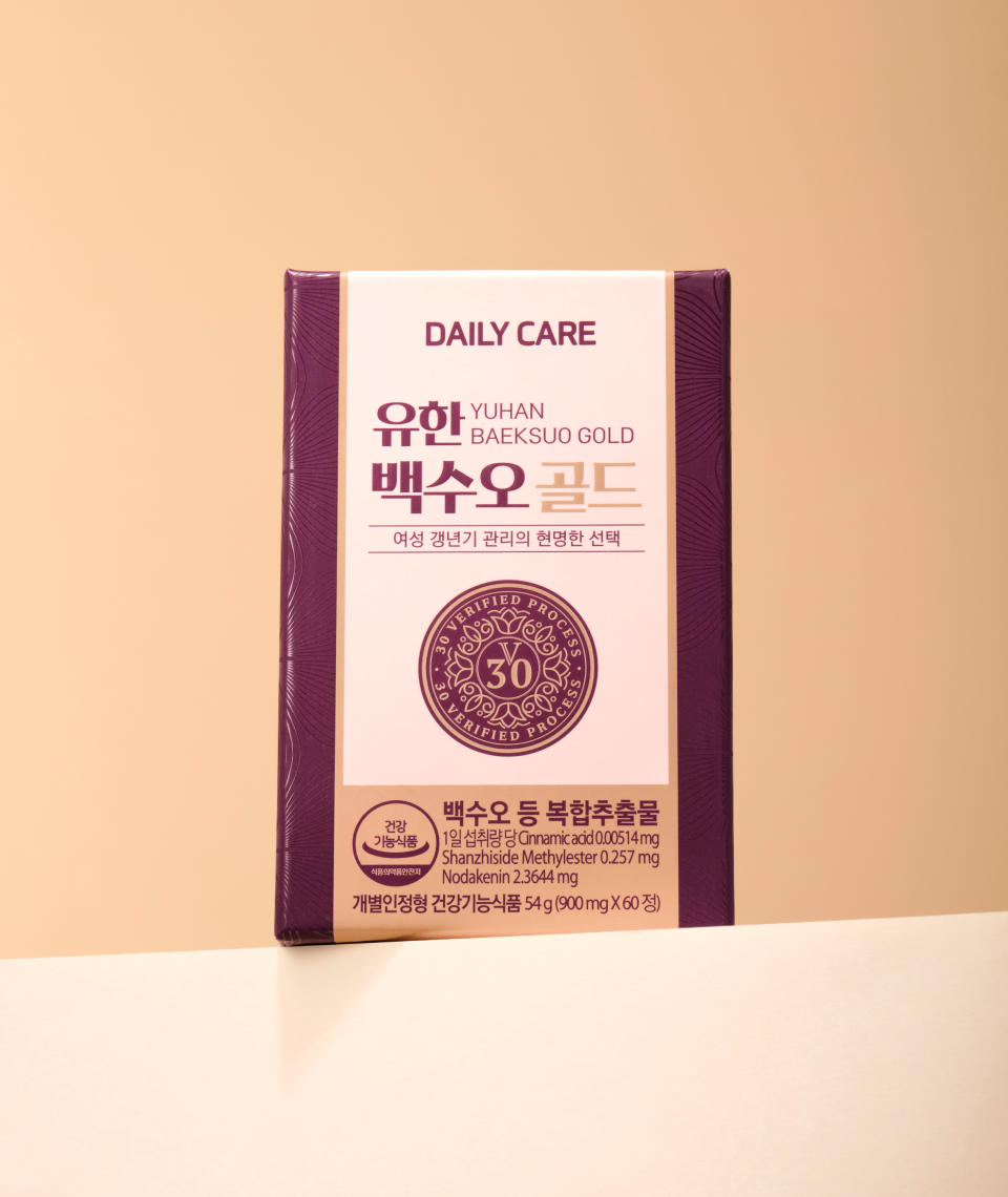 여성 갱년기케어 유한백수오 골드(60정)