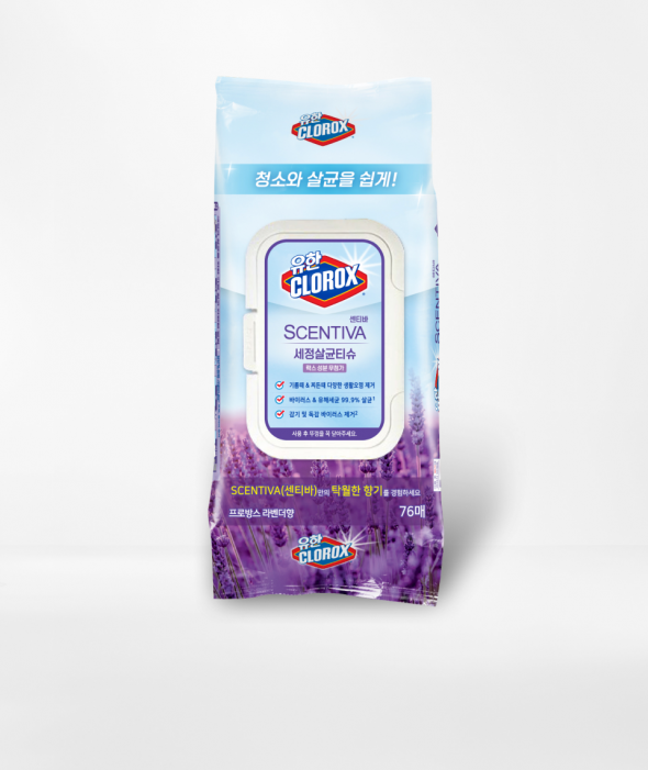 세정살균티슈 센티바 라벤더향(76매)