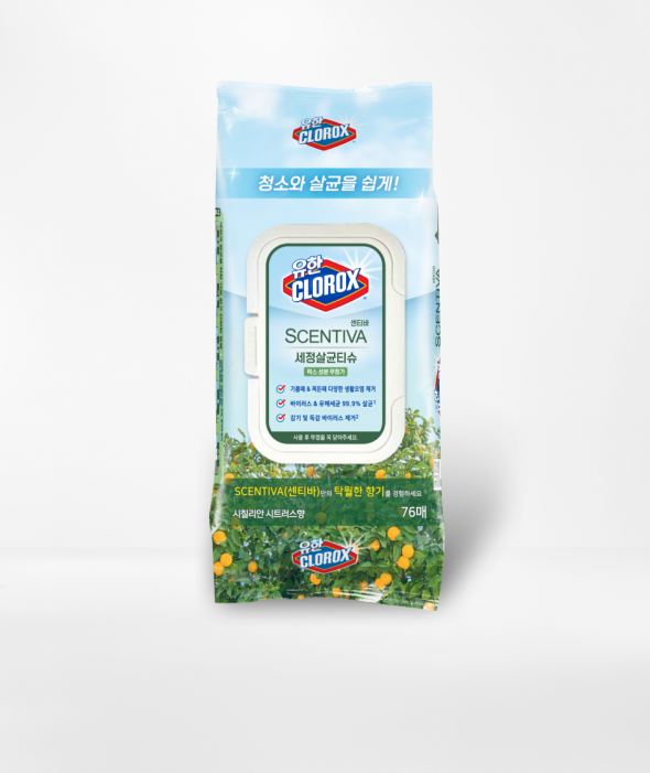 세정살균티슈 센티바 시트러스향(76매)