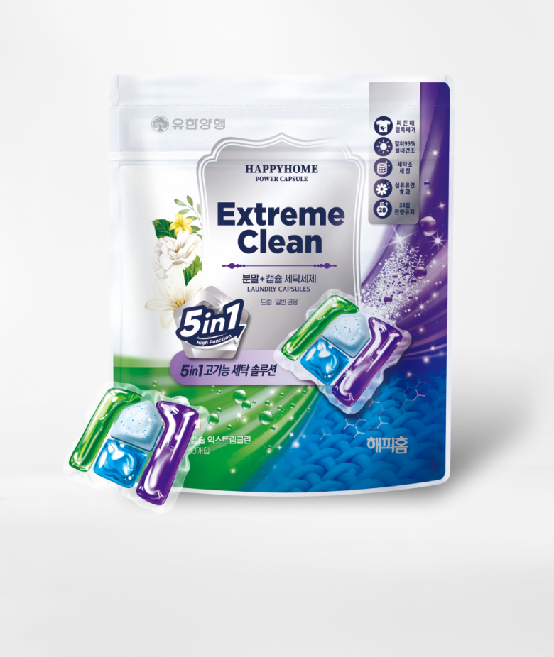 [샘플] 파워캡슐 익스트림클린 3입(코튼플라워향)