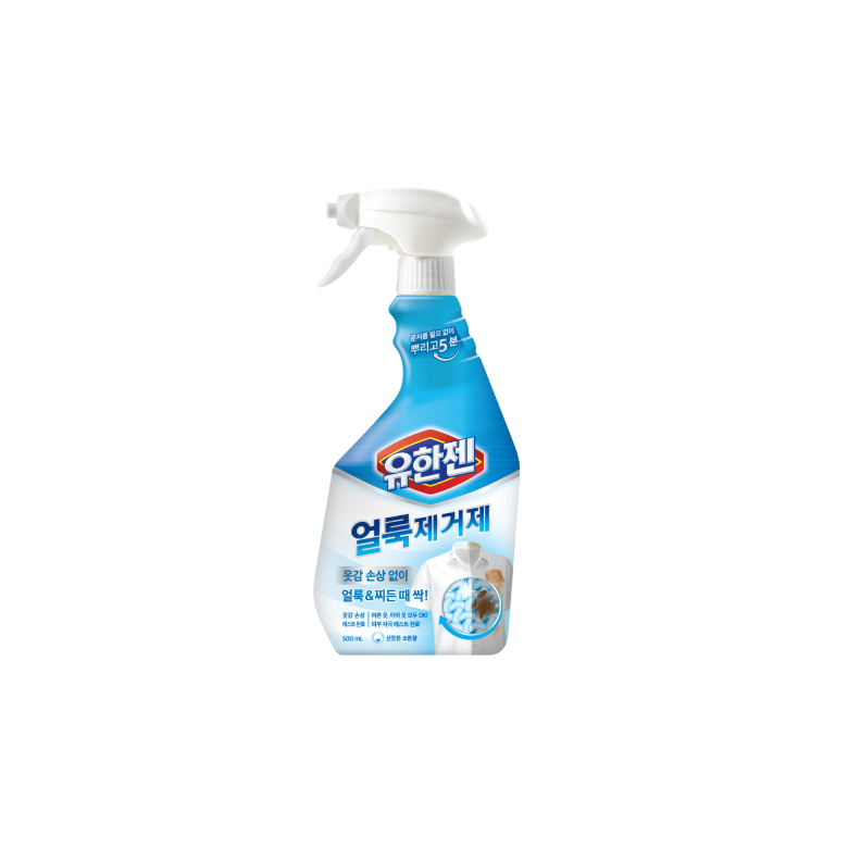 얼룩제거제(와이셔츠 목 때, 흰옷, 기름제거) 500ml  유한젠