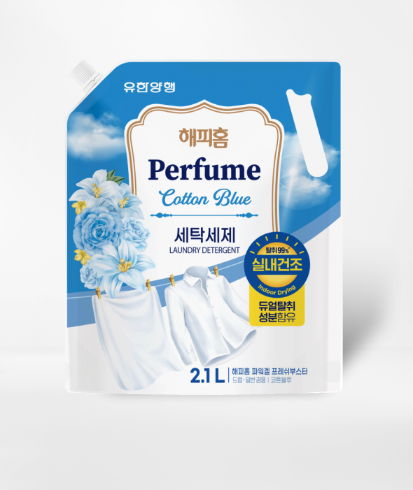 파워겔 세탁세제 리필 코튼향(2.1L)