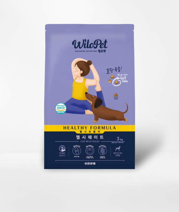 [과체중 관절관리] 헬시포뮬러 헬시웨이트 사료 3kg