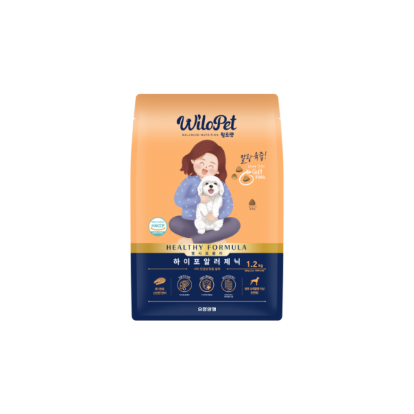 윌로펫 저알러지 사료 헬시포뮬러 하이포알러제닉 1.2kg