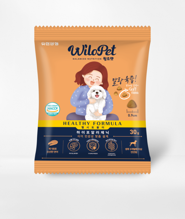 [샘플] 윌로펫 강아지 저알러지 사료 30g