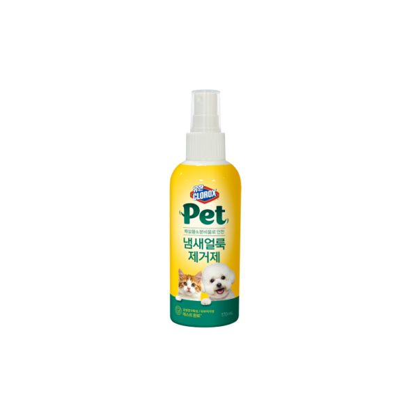 (휴대용) 강아지 고양이 탈취제 락스제로 펫 냄새얼룩 제거제 170ml