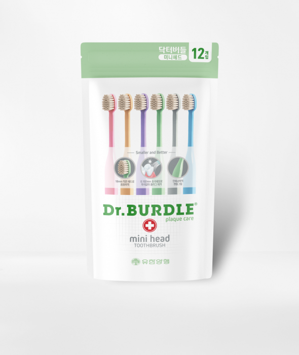 치석예방 미니헤드 부드러운 초극세모 칫솔(12개)