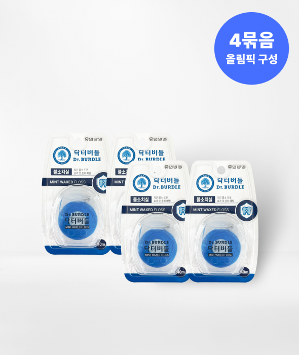 민트향 불소 치실 (40m×4개)