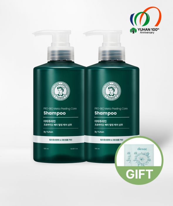 [100주년특가] 프로바이오 필링 케어 샴푸(500ml×2개)+(증정)마스크팩