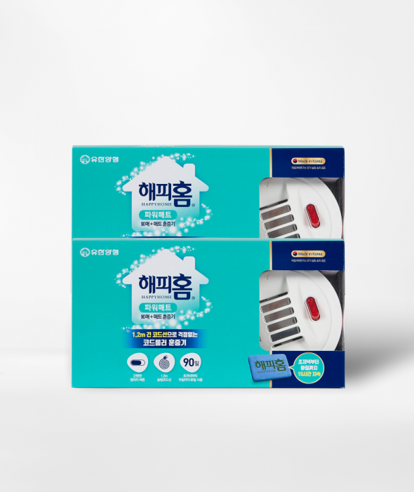 [얼리버그특가] 매트 훈증기 코드형+리필 90매(2개)