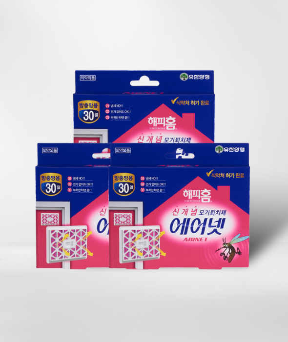 [얼리버그특가] 모기 퇴치·기피제 에어넷 방충망용(3개)