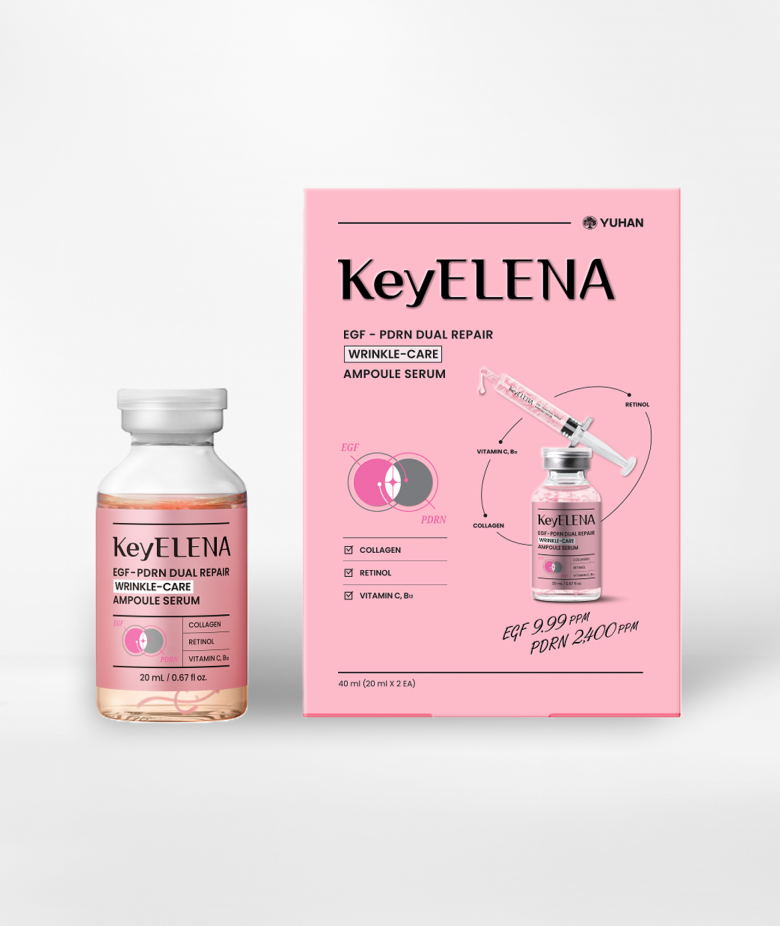 키엘레나 EGF PDRN 듀얼 리페어 링클케어 앰플 세럼 40ml