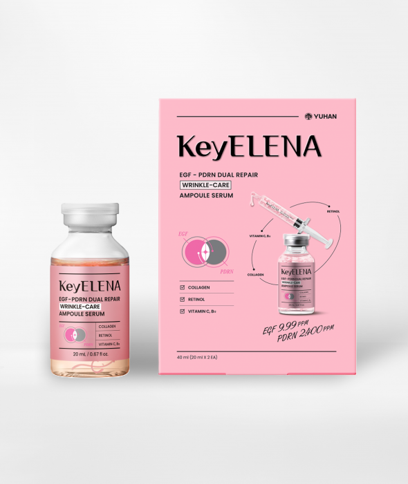 키엘레나 EGF PDRN 듀얼 리페어 링클케어 앰플 세럼 40ml
