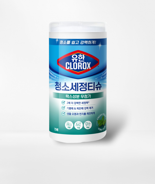 청소세정티슈 후레쉬 센트(75매)