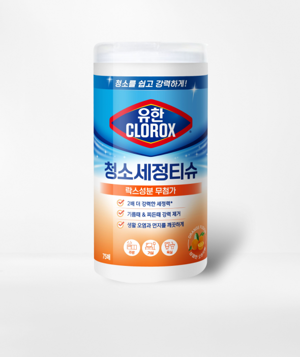 청소세정티슈 레귤러 오렌지(75매)
