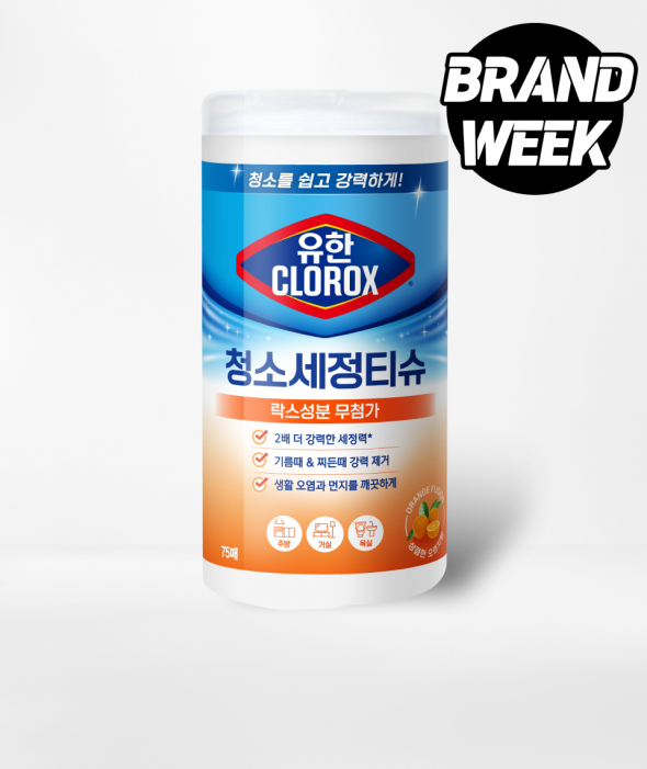 청소세정티슈 레귤러 오렌지(75매)