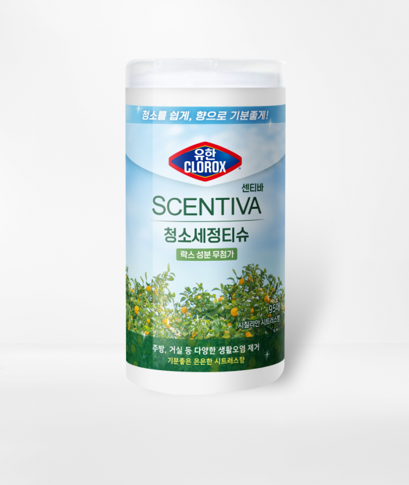 센티바 청소세정티슈 시칠리안 시트러스 95매