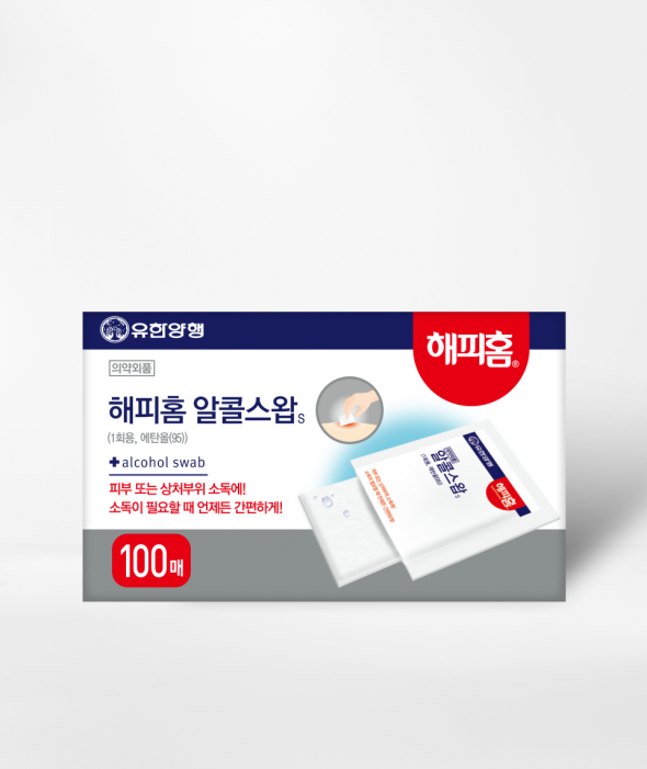 일회용 알콜스왑 소형(100매) 일회용 알콜스왑 소형(100매)