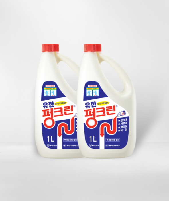 [클린전] 유한락스 펑크린(1L x2개)