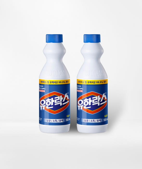 [클린전] 유한락스 레귤러(500mL x2개)