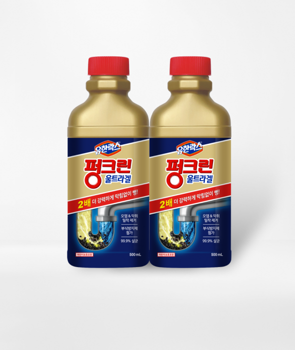 [클린전] 유한락스 펑크린 울트라겔(500ml x2개)