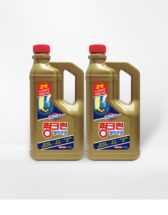 [클린전] 유한락스 펑크린 울트라겔(1.5L x2개)