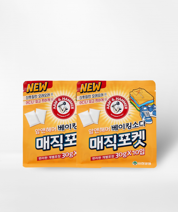 [클린전] 부직포형 옷장용 베이킹소다 탈취제(10입 x2개)