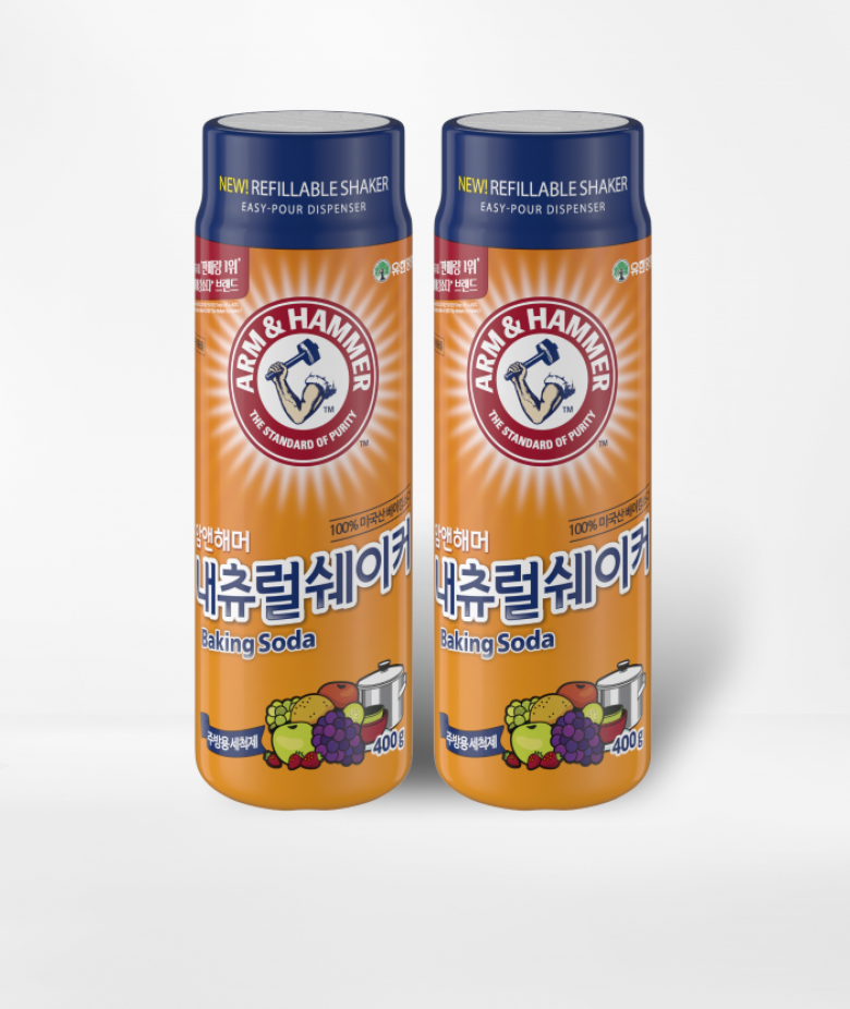 [클린전] 베이킹소다 내추럴쉐이커 400g 2개