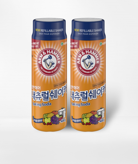 [클린전] 베이킹소다 내추럴쉐이커 400g 2개
