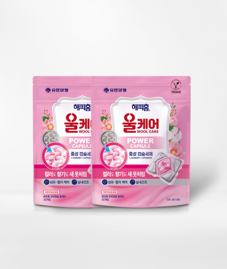 [클린전] 해피홈 울케어 캡슐(30입 x2개)