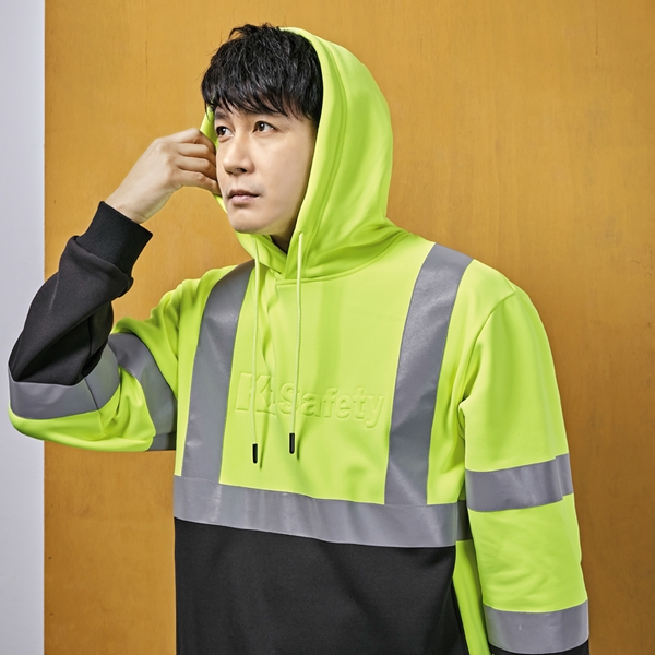 [K2 Safety] 재귀반사 후드티 (TS-F2203) [작업복 근무복 회사단체복 현장유니폼]