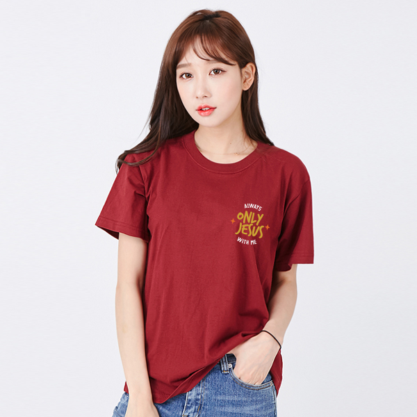[SALE] 올웨이즈 위드 [교회단체티 교회티 선교티셔츠 여름성경학교단체티 주문제작 메이크핫]