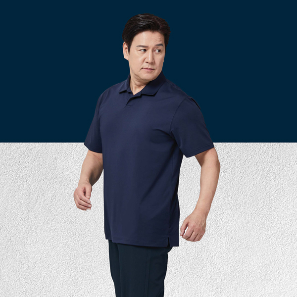 [아트윈] 스판 항균 카라티 반팔 (T-251) [작업복 근무복 회사단체복 현장유니폼]