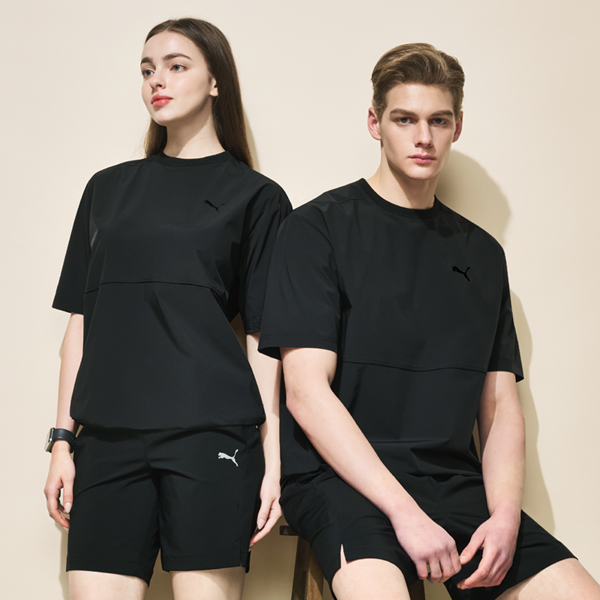 [PUMA] 우븐 라운드 반팔티셔츠 (5288) [단체티 주문제작]