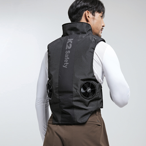 [K2 Safety] 써큘 팬 베스트 (IUS25908) [작업복 근무복 회사단체복 현장유니폼]