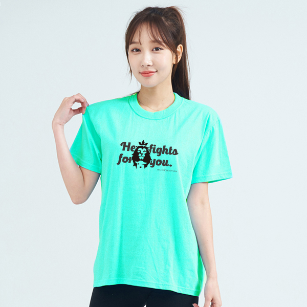 파이트 포 유 (ver.2) [교회단체티 교회티 선교티셔츠 여름성경학교단체티 주문제작 메이크핫]