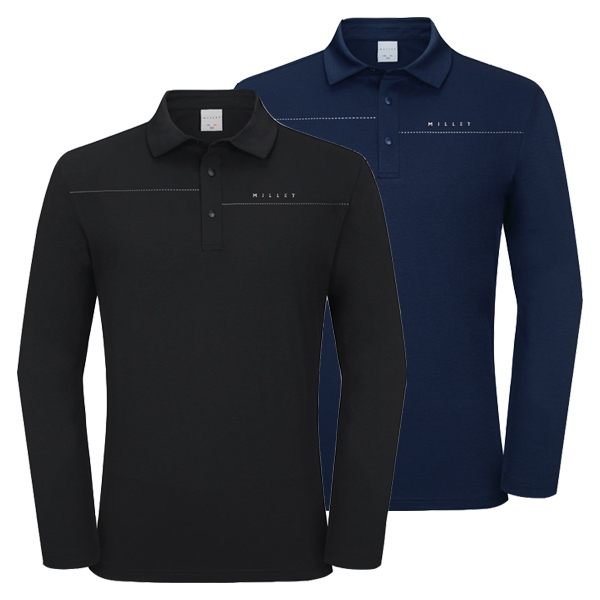 [MILLET] 소로나 고신축 긴팔 카라티셔츠 (921, 021) [단체폴로티 단체카라티 주문제작]