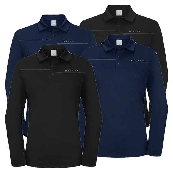 [MILLET] 소로나 고신축 긴팔 카라티셔츠 (921, 021) [단체폴로티 단체카라티 주문제작]