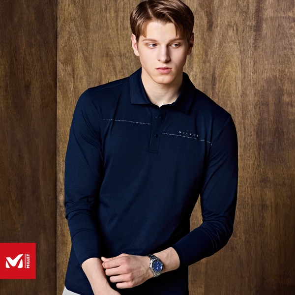 [MILLET] 소로나 고신축 긴팔 카라티셔츠 (921, 021) [단체폴로티 단체카라티 주문제작]