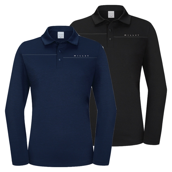 [MILLET] 소로나 고신축 긴팔 카라티셔츠 (921, 021) [단체폴로티 단체카라티 주문제작]