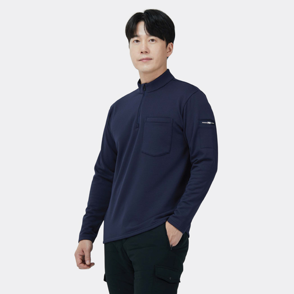 [아트윈] 스퀘어 플리스 집업 티셔츠 (WT-3) [작업복 근무복 회사단체복 현장유니폼]