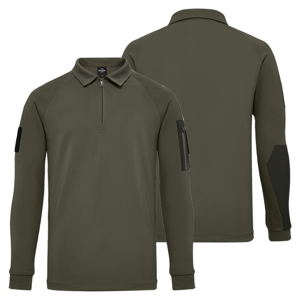 [Eider Safety] 에어로실버 긴팔 카라티셔츠 (TS-F2513) [작업복 근무복 회사단체복 현장유니폼]