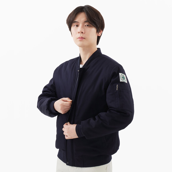 [랜더스] 시보리 방한 점퍼 (앞여밈) (JK-745W) [작업복 근무복 회사단체복 현장유니폼]