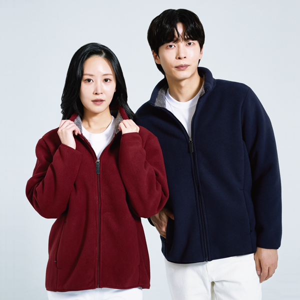 폴라폴리스 본딩 오픈 지퍼 [단체후리스 단체플리스 주문제작]