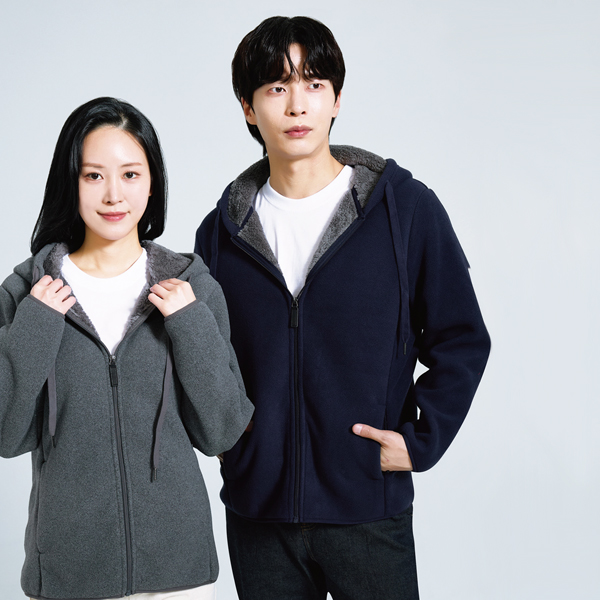 폴라폴리스 본딩 후드 지퍼 [단체후리스 단체플리스 주문제작]