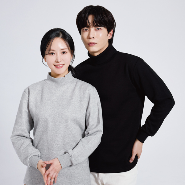 기모 폴라티셔츠 반목/긴목 [단체티 단체폴라 주문제작]