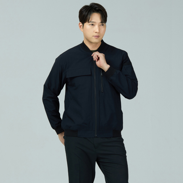 [아트윈] 소프트 스판 블루종 자켓 (A-2647) [작업복 근무복 회사단체복 현장유니폼]