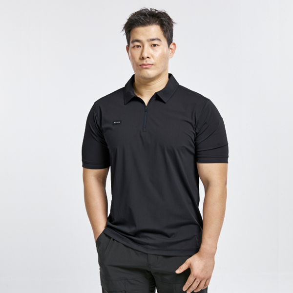 [K2 Safety] 초냉감 집업 티셔츠 반팔 (TS-6201, 6202) [작업복 근무복 회사단체복 현장유니폼]